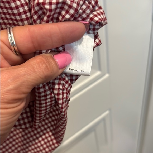 Daniel Cremieux Maroon Casual Button Down Shirt with Relaxed Fit - Picture 3 of 4